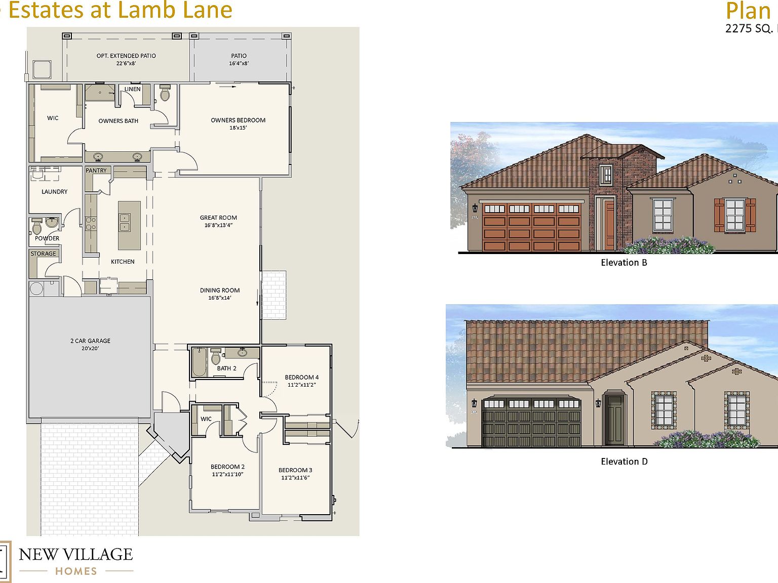 203 Plan, The Estates at Lamb Lane, Gilbert, AZ 85295 Zillow