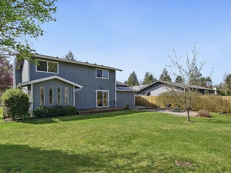 Back side of the home.