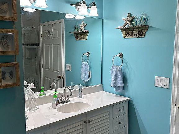 Remodeled master bathroom 