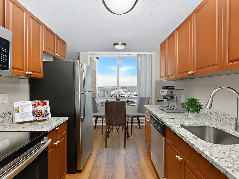 Three Bedroom Renovated Penthouse Kitchen