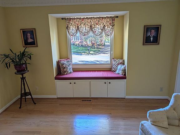 custom window seat, cabinets