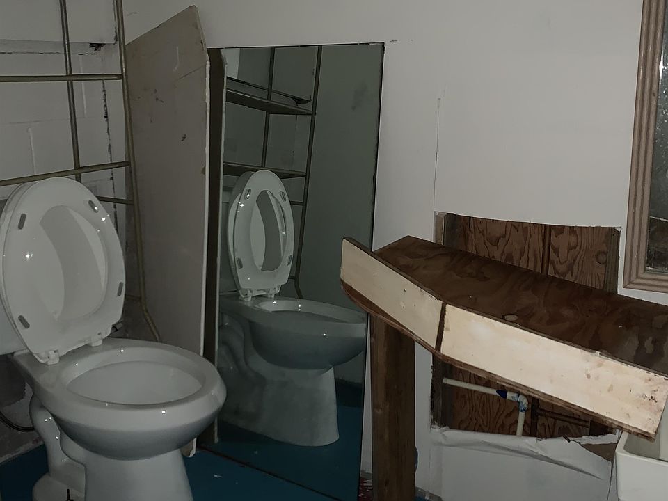 Bathroom , works but wasn't super clean