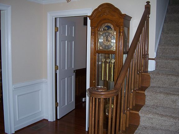 Hardwoods in foyer