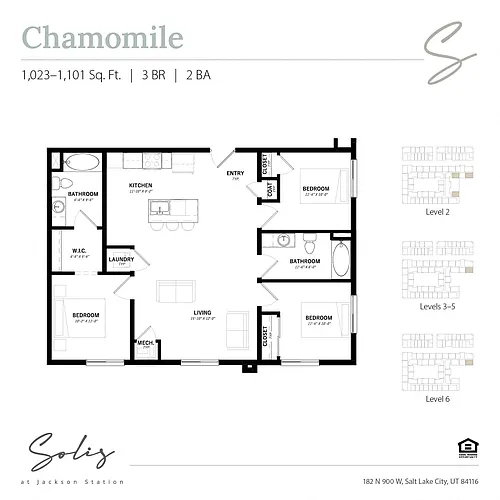 Floor plan Chamomile