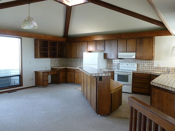 kitchen and dining area