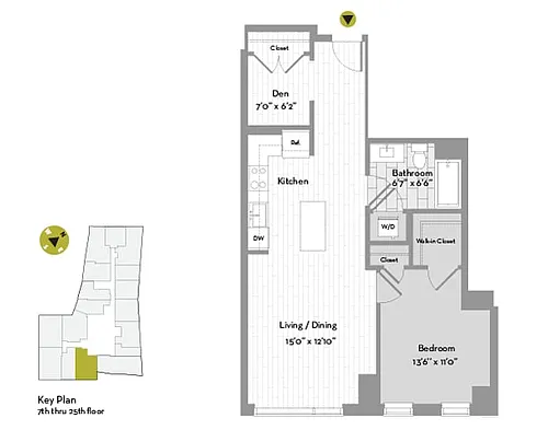 Floor plan Style 17 Den