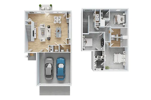 Floor plan The Sampson - Townhome