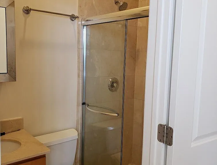 Hallway bathroom