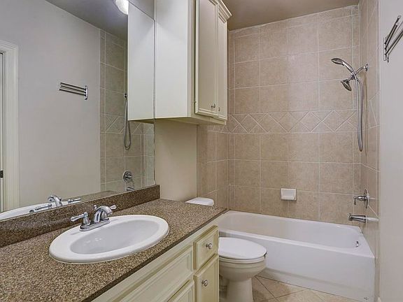 This is the 1st floor en-suite bathroom that services the guest bedroom.
