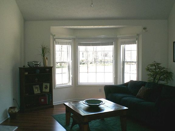 Bayed windows in great room