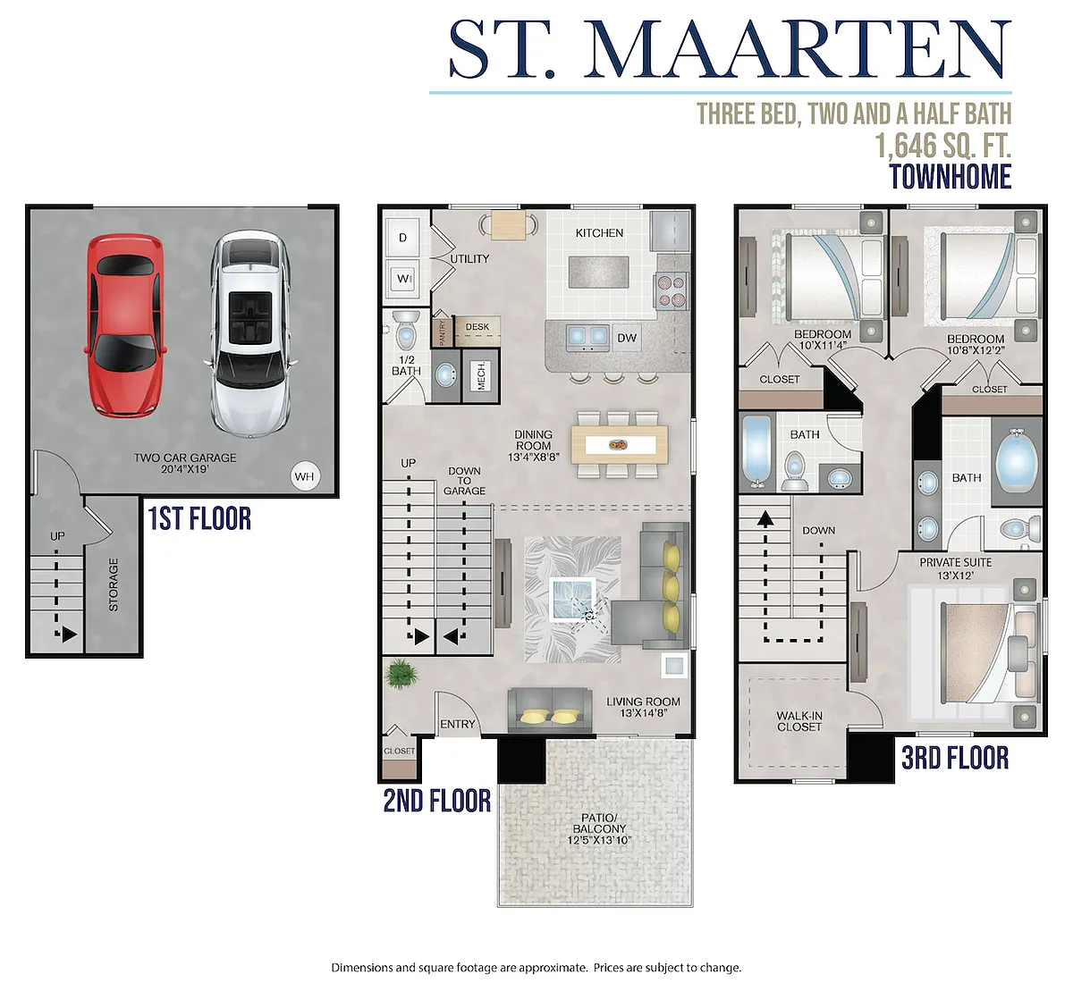Floor plan St. Maarten