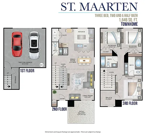 Floor plan St. Maarten