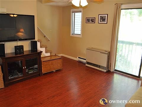 neutral living room with new wood floors