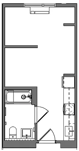 Floor plan Studio