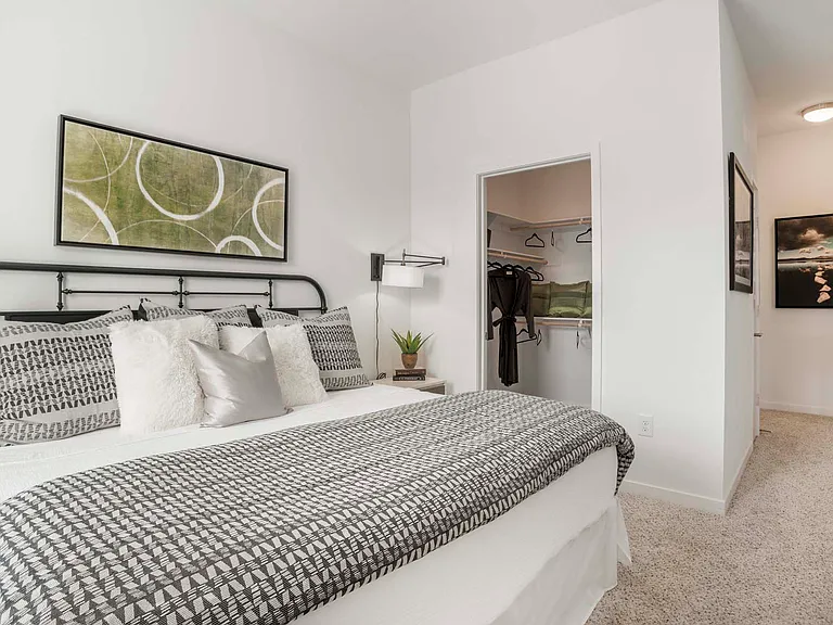 Enjoy a bedroom that offers the perfect balance of comfort and space with ceiling fans in every bedroom and walk-in closets