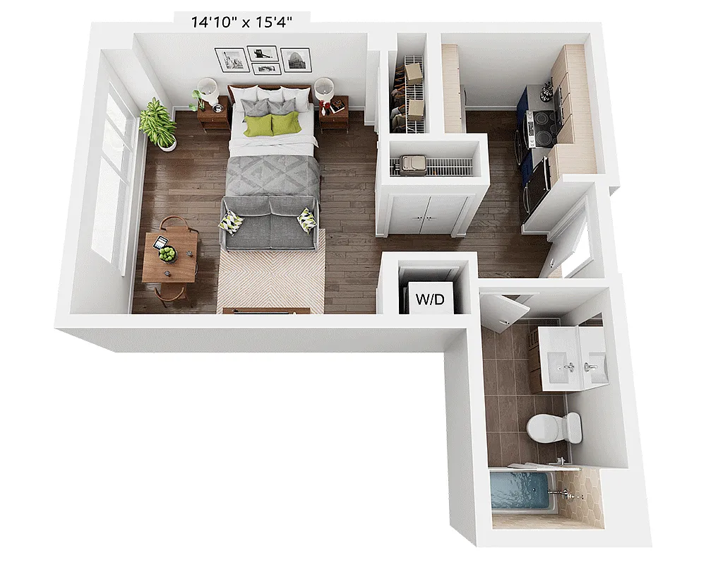 Floor plan Studio E1Z