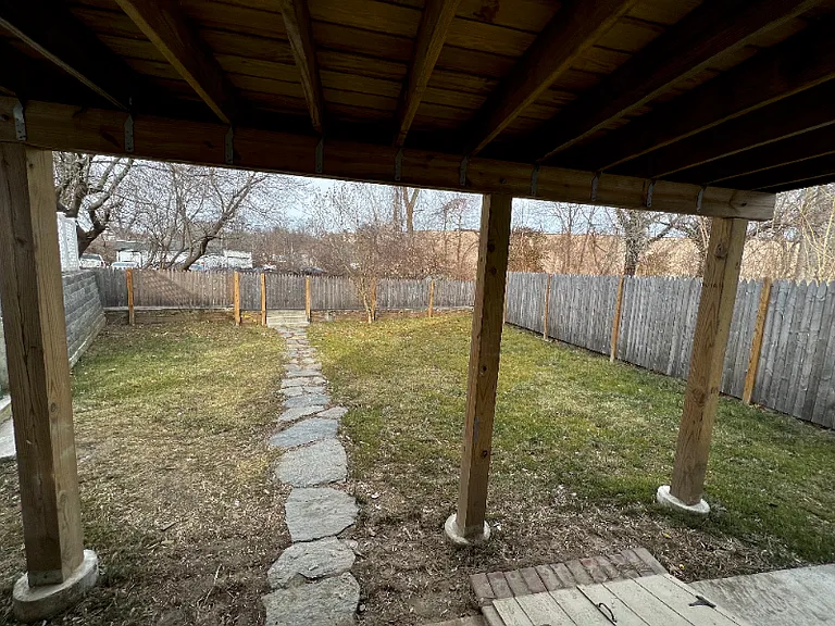 Backyard directly off of Unit B