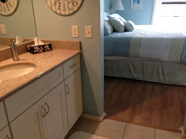 Granite countertop.