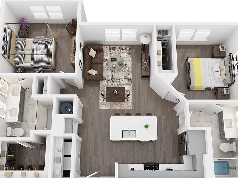 B2 floor plan Vera Cedar Park