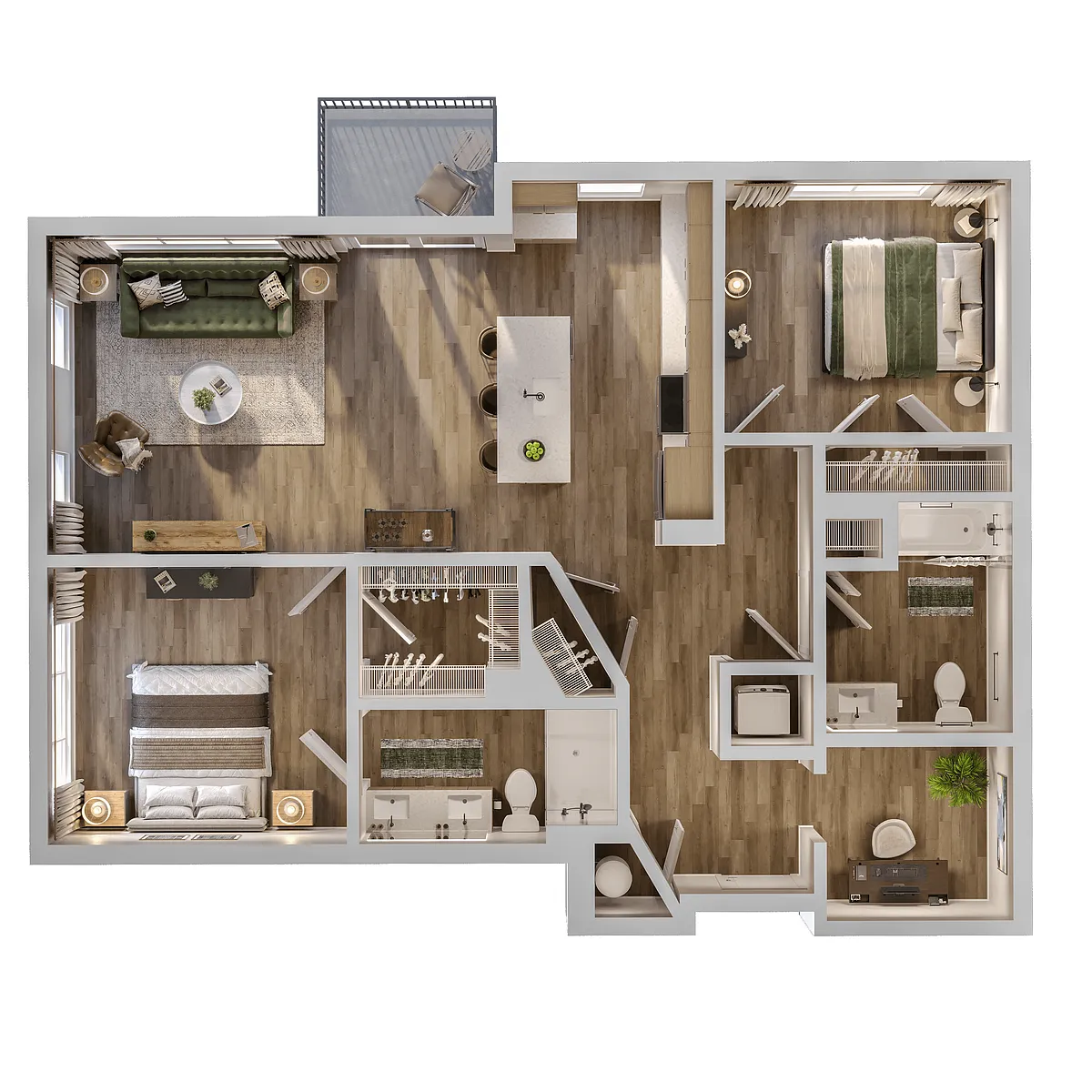 Floor plan B6D