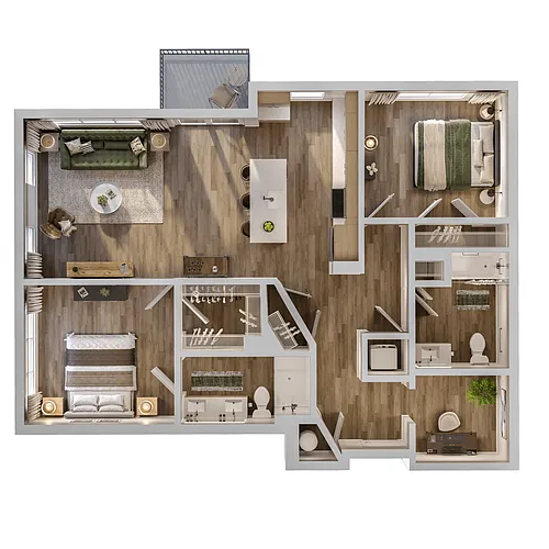 Floor plan B6D