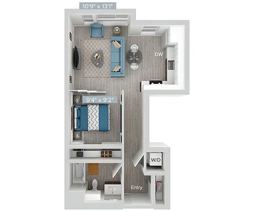 Floor plan A2-597SF
