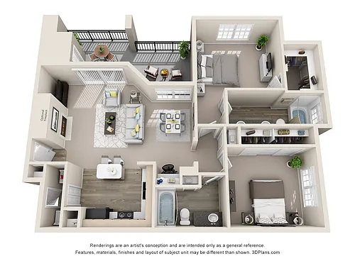 Floor plan B3, The Palmer