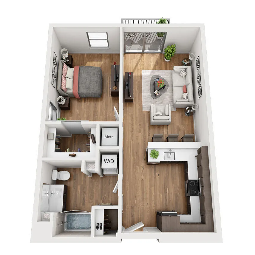 Floor plan A1b