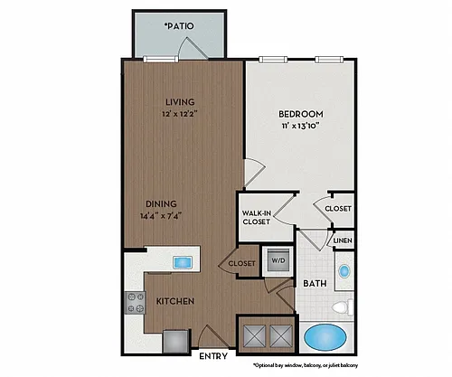Floor plan Armani / Michigan / Orchard
