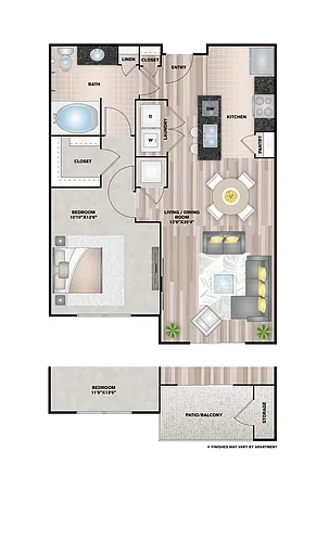Floor plan The Lorraine - Renovated
