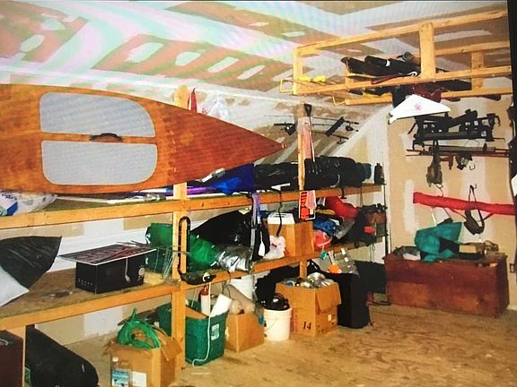 Storage in top of garage