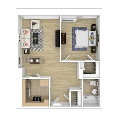 Floor plan 1B
