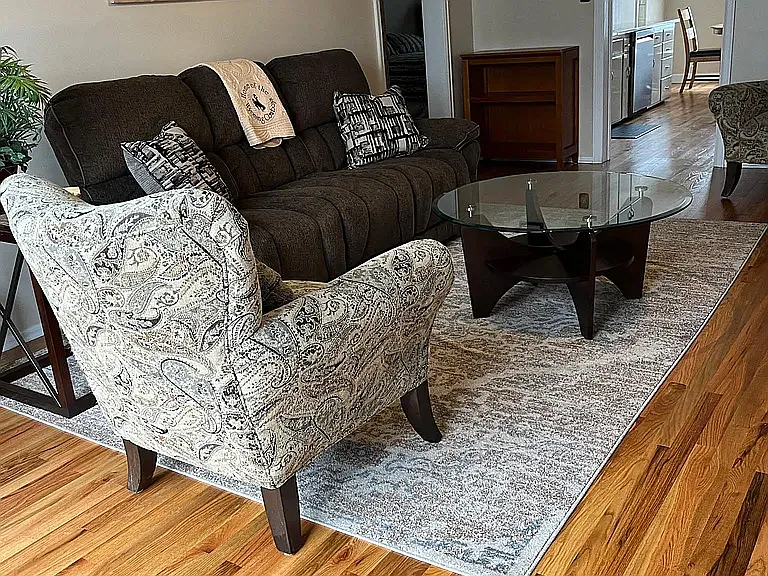 Cozy living room space.