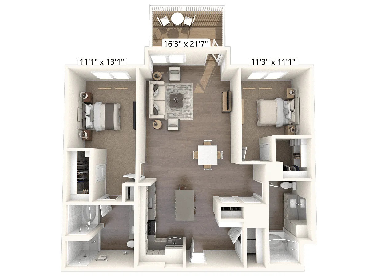 Floor plan B6-B-1