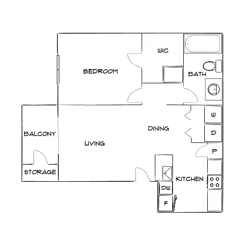 Floor plan Design 1A