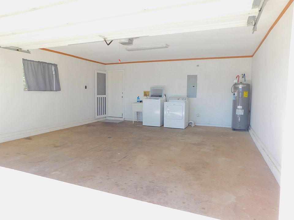 Full-size washer and full-size dryer. Newer water heater