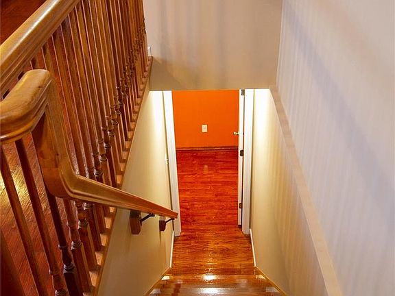 Custom wood steps leading to your fully finished basement!!!