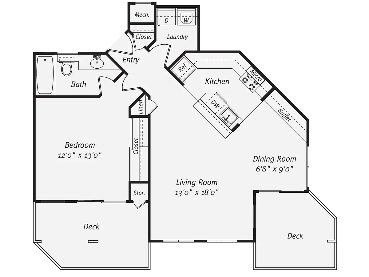 Floor plan A2G