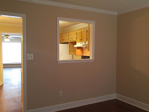 View from bonus room to kitchen