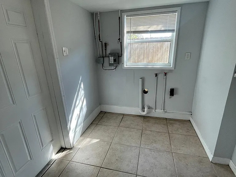 laundry room and private master entrance
