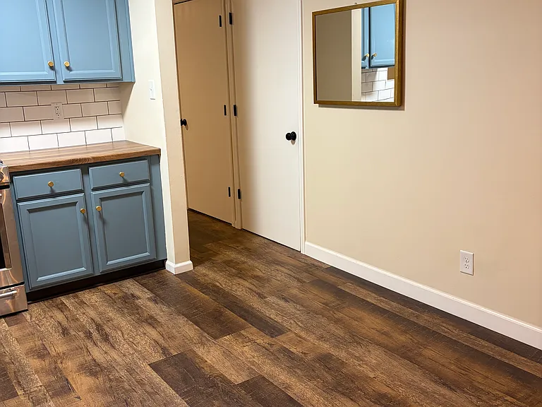 Picture from where a kitchen table would most likely go.