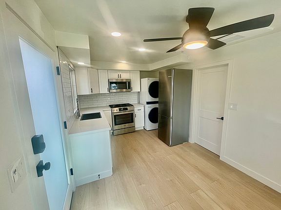 Recessed can lighting throughout entire unit.