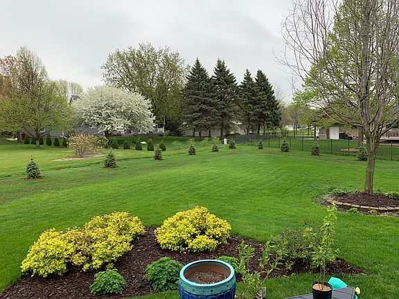 Backyard view from the deck