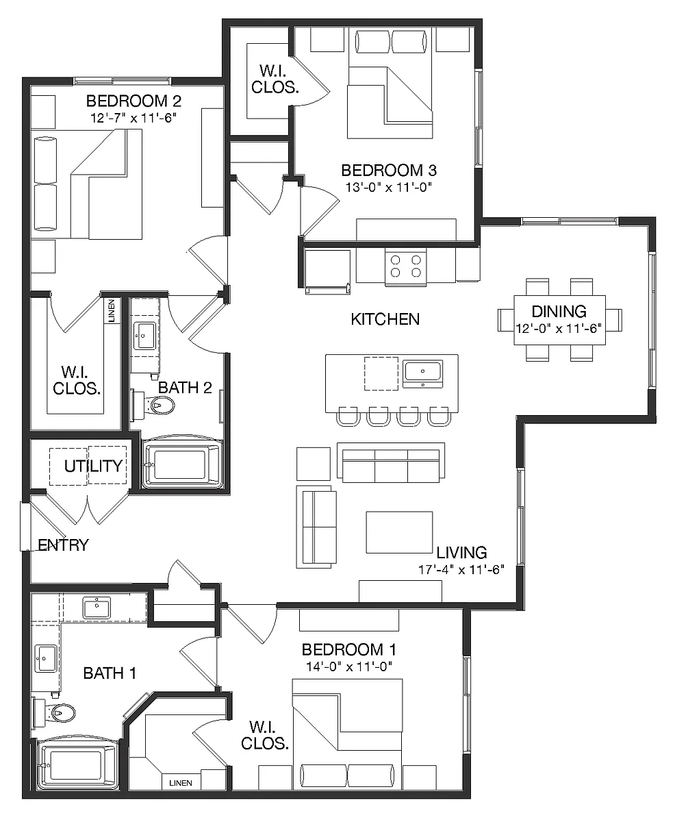 Floor plan Hubbard