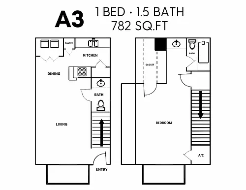 Floor plan 1X15-A