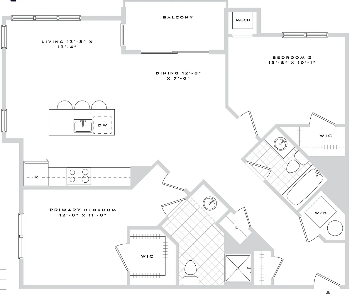 Floor plan B1-B03