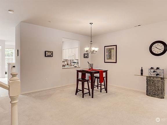 Enter into open living / dining rooms>