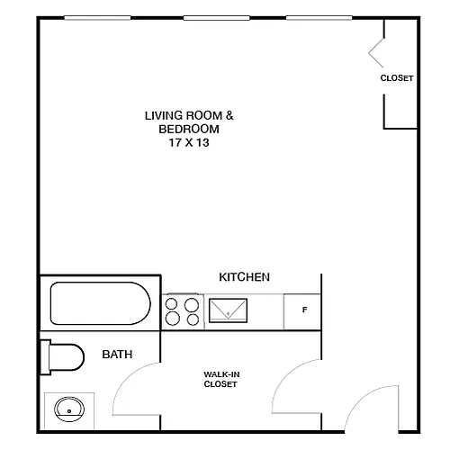 Floor plan The Honors