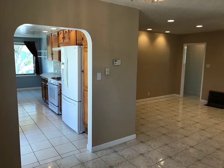 Kitchen entrance from living room.