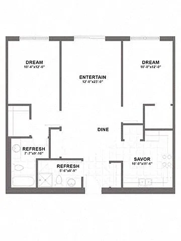 Floor plan Landing